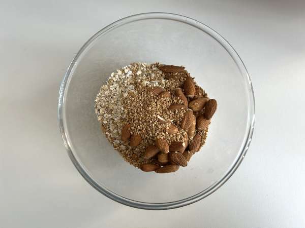 Granola express met airfryer, voor een knapperig ontbijt - Voorbereiding stap 1