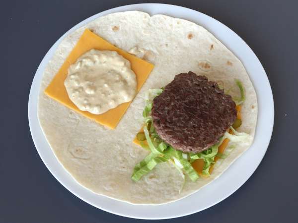 Wraps in Big Mac-stijl, snel, praktisch en voordelig - Voorbereiding stap 6