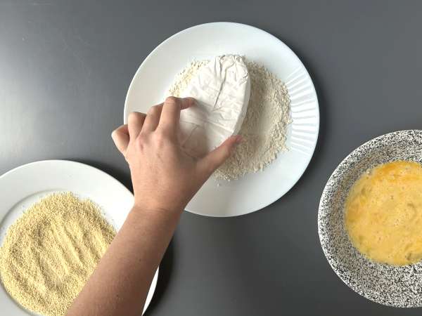 Gepaneerde caprice van de goden met airfryer-aardappeltjes - Voorbereiding stap 4
