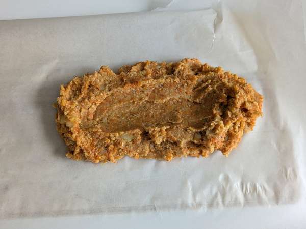 Pompoengehaktbrood met champignons en draderige scamorza kaas: lekker en makkelijk gebakken recept - Voorbereiding stap 8
