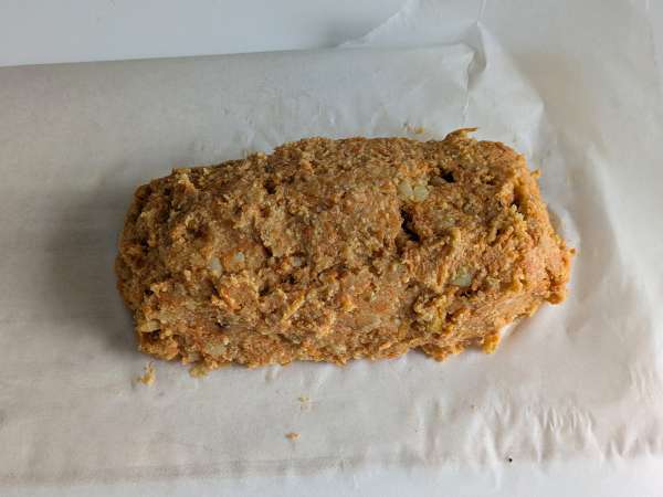 Pompoengehaktbrood met champignons en draderige scamorza kaas: lekker en makkelijk gebakken recept - Voorbereiding stap 10