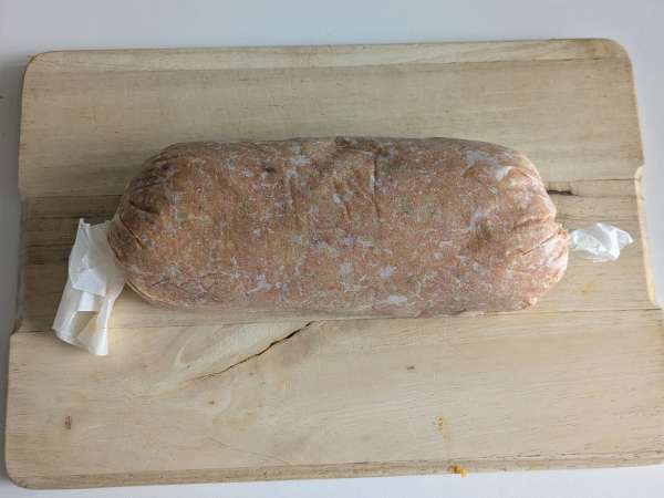 Pompoengehaktbrood met champignons en draderige scamorza kaas: lekker en makkelijk gebakken recept - Voorbereiding stap 11