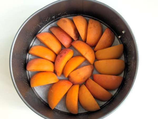 Abrikozen clafoutis met Air Fryer - Voorbereiding stap 4