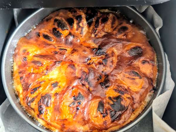Abrikozen clafoutis met Air Fryer - Voorbereiding stap 7