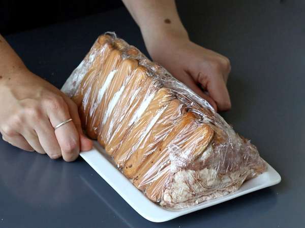 Tiramisu-vormige stam zonder vorm voor koffieliefhebbers - Voorbereiding stap 9