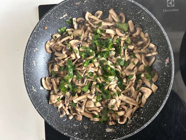 Gratin van aardappelen met champignons - Voorbereiding stap 6