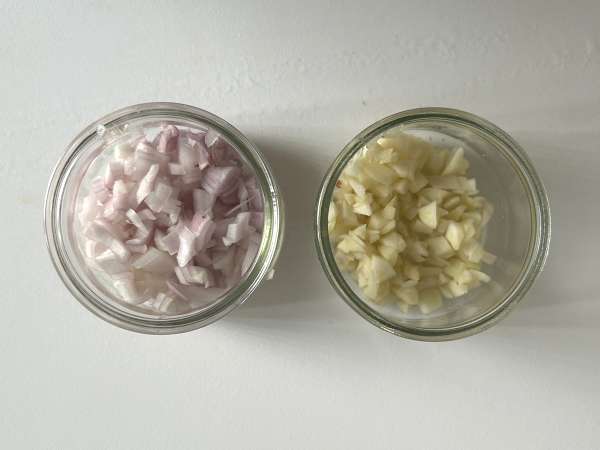 Spinazie en champignon flensjes - Voorbereiding stap 2