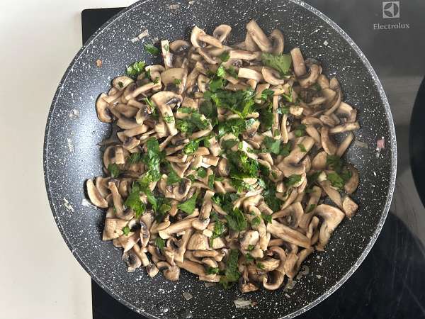 Spinazie en champignon flensjes - Voorbereiding stap 6