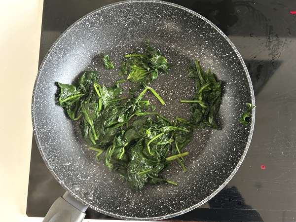 Spinazie en champignon flensjes - Voorbereiding stap 7