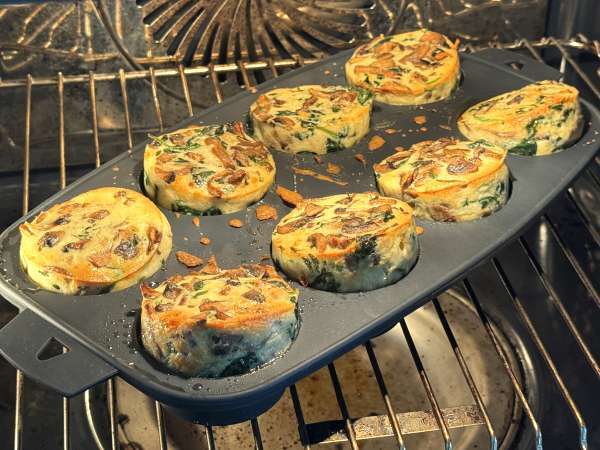 Spinazie en champignon flensjes - Voorbereiding stap 11