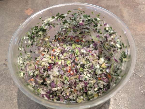 West-Indische kabeljauw - Voorbereiding stap 2