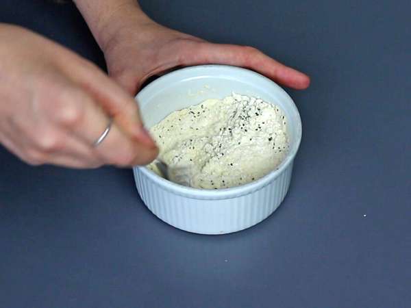 Supereenvoudige eiwitcake met rood fruit - Voorbereiding stap 1