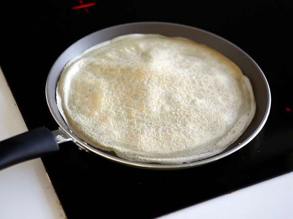 Pannenkoek tagliatelle met chocolade en pinda's! - Voorbereiding stap 4