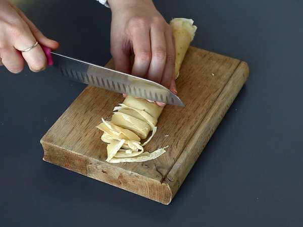Pannenkoek tagliatelle met chocolade en pinda's! - Voorbereiding stap 5