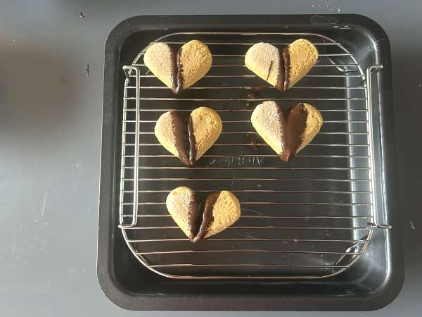 Soletilla hartjes met chocolade en pistache coating - Voorbereiding stap 5