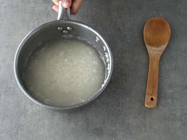 Onigiri met in sojasaus geconserveerde eidooiers - Voorbereiding stap 2