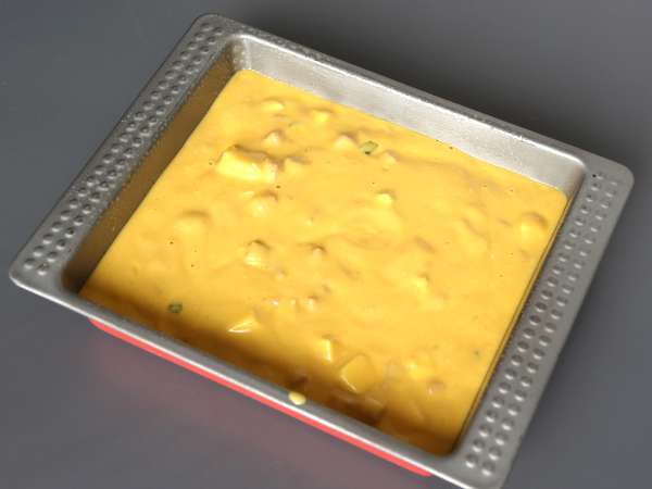 Hartige ham en feta brownie met pompoen: het perfecte recept voor recyclingsoep! - Voorbereiding stap 3