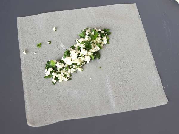 Zelfgemaakte Libanese rikakats - air fryer koken - Voorbereiding stap 2