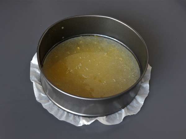 Extra fondant omgekeerde bananencake - Voorbereiding stap 1