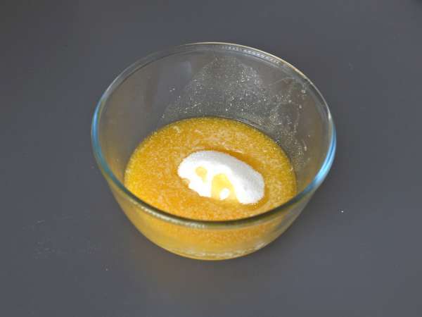 Extra fondant omgekeerde bananencake - Voorbereiding stap 3