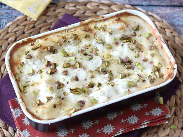 Zalmlasagne met burrata en romige, knapperige pistachenoten - Voorbereiding stap 9