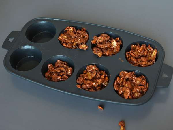 Paasnesten in zandrozen - Voorbereiding stap 3