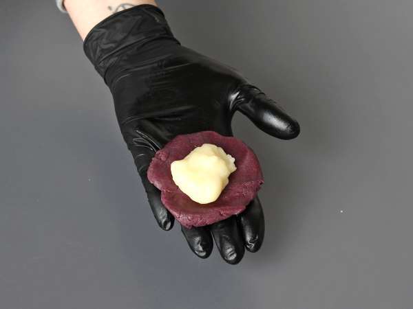 Mochi koekjes met ube - Voorbereiding stap 8