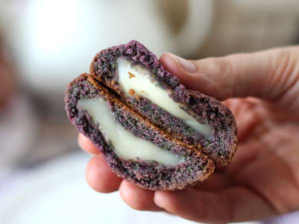 Mochi koekjes met ube - Voorbereiding stap 12