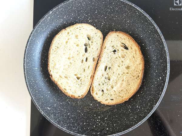 Tartines van asperges, citroen en ricotta basilicum - Voorbereiding stap 4