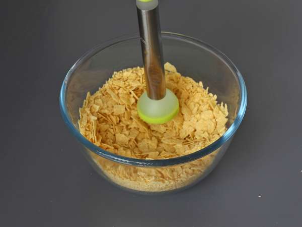 Chocolade Pringles in Zand Roosjes - Voorbereiding stap 1