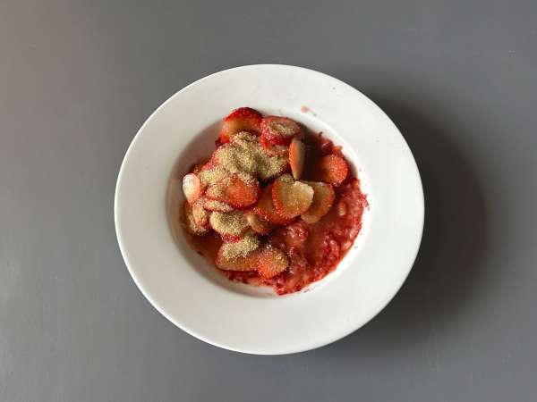 Strawberry shortcake, de Amerikaanse aardbeiencrème shortcake die nooit mislukt - Voorbereiding stap 1