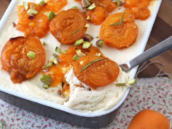 Tiramisu met geroosterde abrikozen: het perfecte fruitige en smeltende dessert voor de zomer - Voorbereiding stap 12