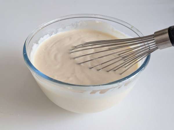 Cheesecake met smeltende abrikozen - Voorbereiding stap 3