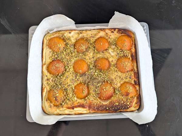 Cheesecake met smeltende abrikozen - Voorbereiding stap 7