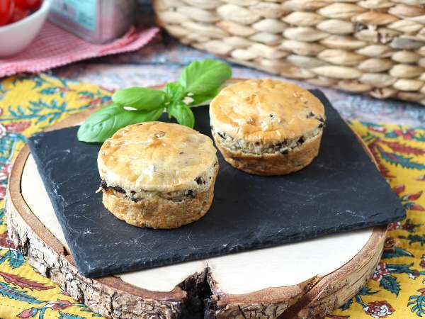 Hartige muffins met olijven en Philadelphia uit de airfryer - Voorbereiding stap 8