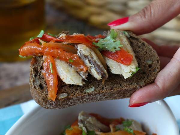 Sardines in blik op escabèche-wijze - Voorbereiding stap 8