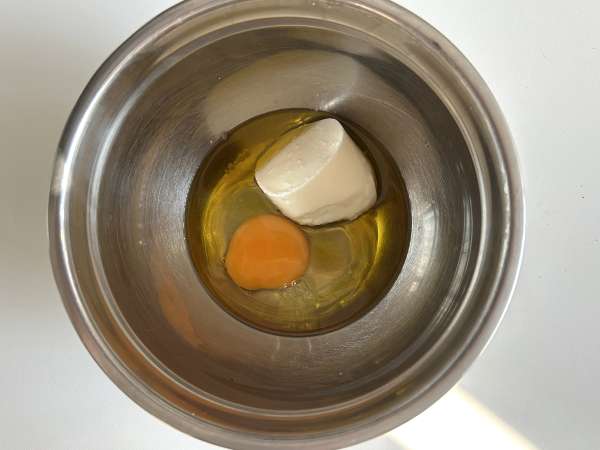 Hartige koekjes met feta, gedroogde tomaten en spinazie - Voorbereiding stap 1