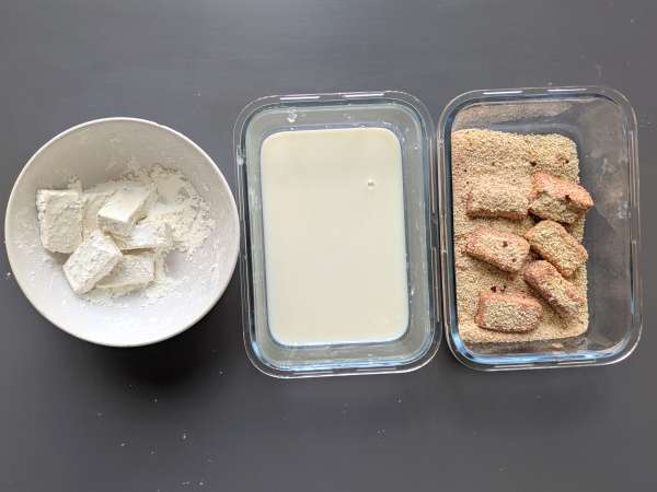 Tofunuggets uit de heteluchtfriteuse - Voorbereiding stap 6