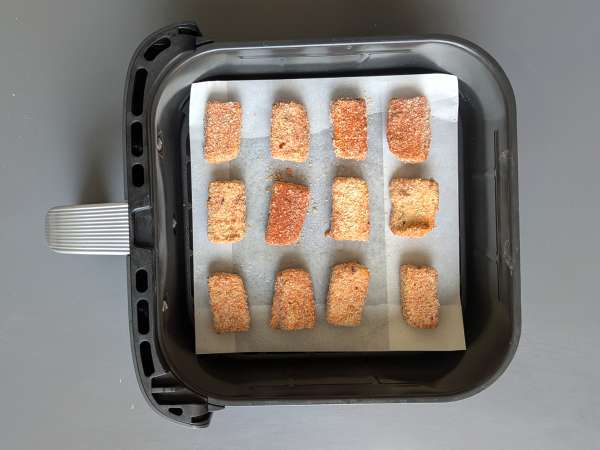 Knapperige tofu-nuggets en Thaise sperziebonen uit de heteluchtfriteuse - Voorbereiding stap 5