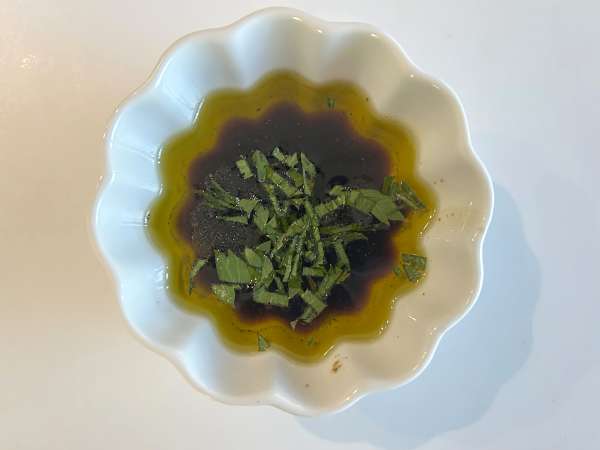 Salade van linzen, feta en edamame met knapperige groenten - Voorbereiding stap 4