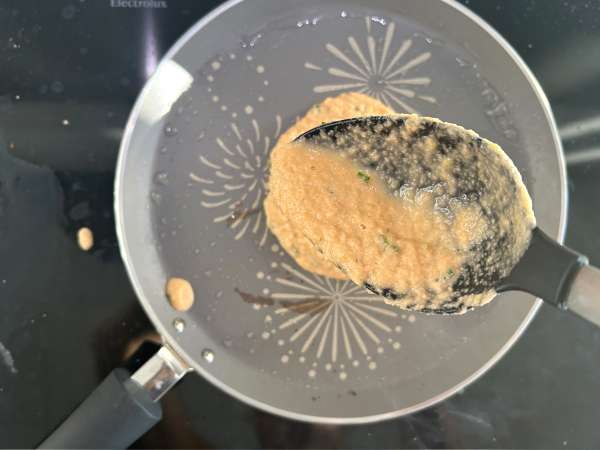 Hartige pannenkoeken met koraallinzen: een eenvoudig en eiwitrijk recept - Voorbereiding stap 6