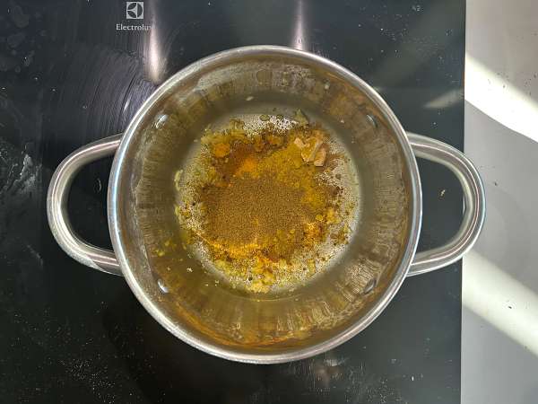 Curry van koraallinzen met kokosmelk: een eenvoudig en romig recept - Voorbereiding stap 3