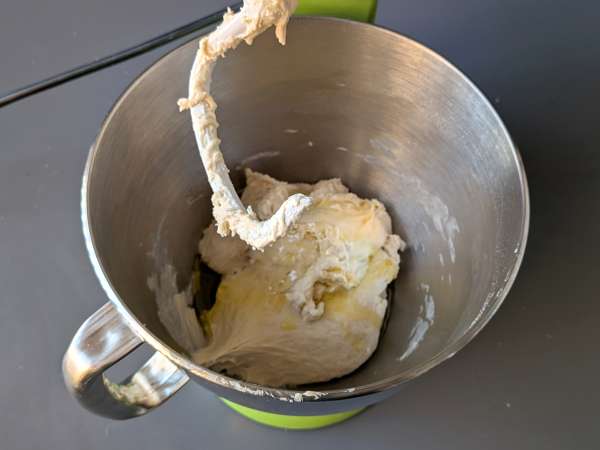 Rustieke focaccia met ui en rozemarijn - Voorbereiding stap 4