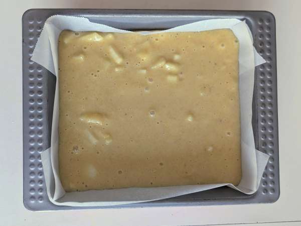 Eenvoudige, smeuïge perentaart met amandelen - Voorbereiding stap 5