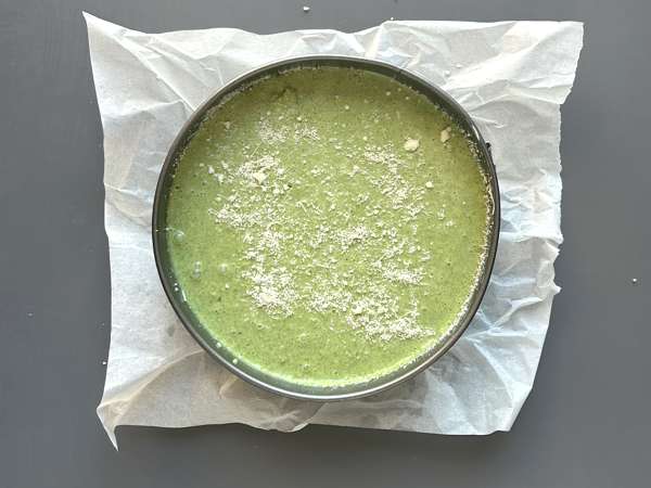 Quiche zonder deeg met spinazie en gouda - Voorbereiding stap 5