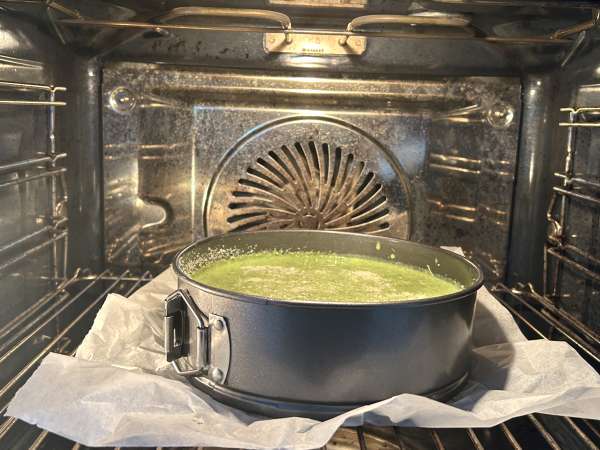Quiche zonder deeg met spinazie en gouda - Voorbereiding stap 6