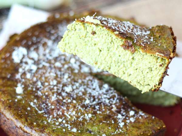 Quiche zonder deeg met spinazie en gouda - Voorbereiding stap 8