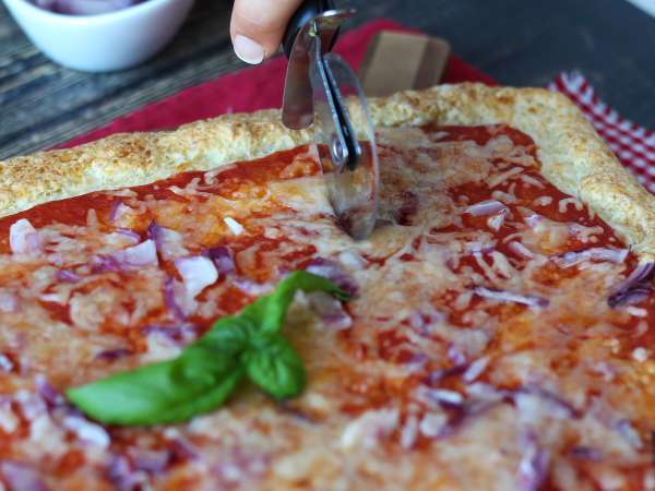 Pizza met cottage cheese - Voorbereiding stap 7