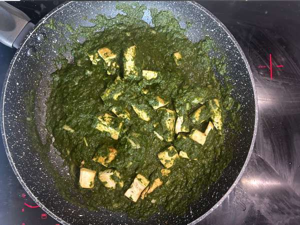 Palak tofu: Indiase curry met spinazie en tofu - Voorbereiding stap 10