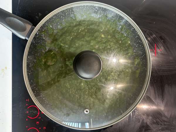 Palak tofu: Indiase curry met spinazie en tofu - Voorbereiding stap 9